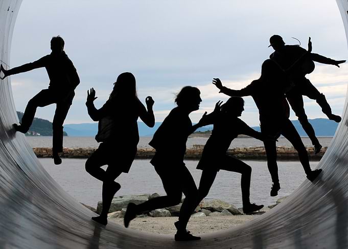 Children in motion