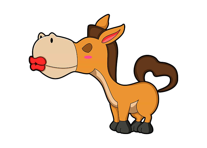Horse Love Kiss