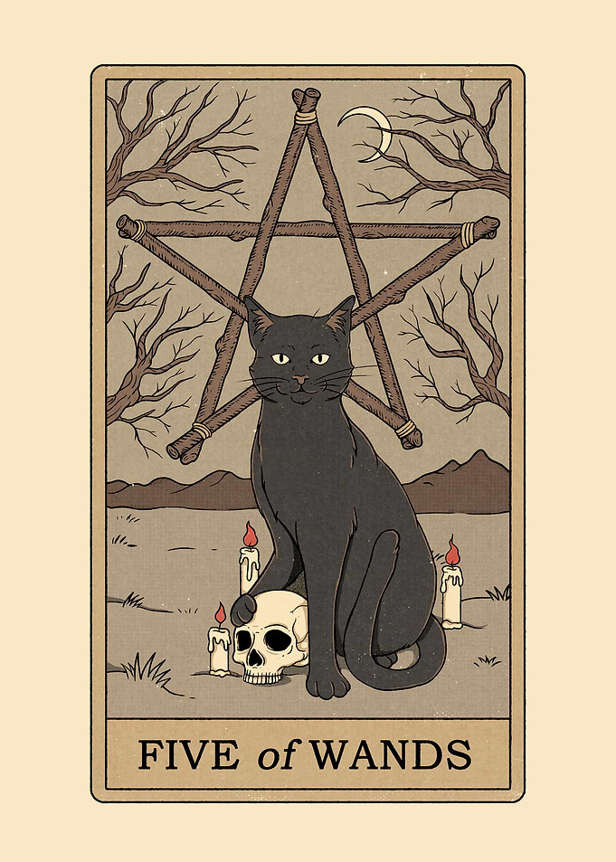 Five of Wands