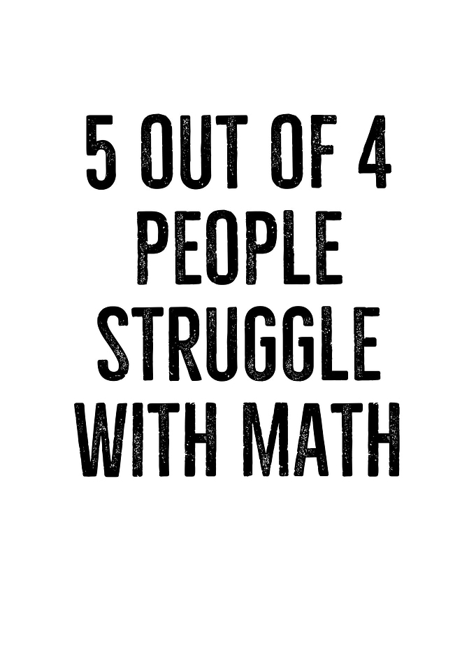 5 Out Of 4 People Struggle
