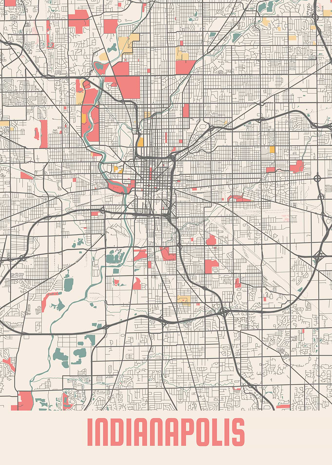 Indianapolis Chalk Map