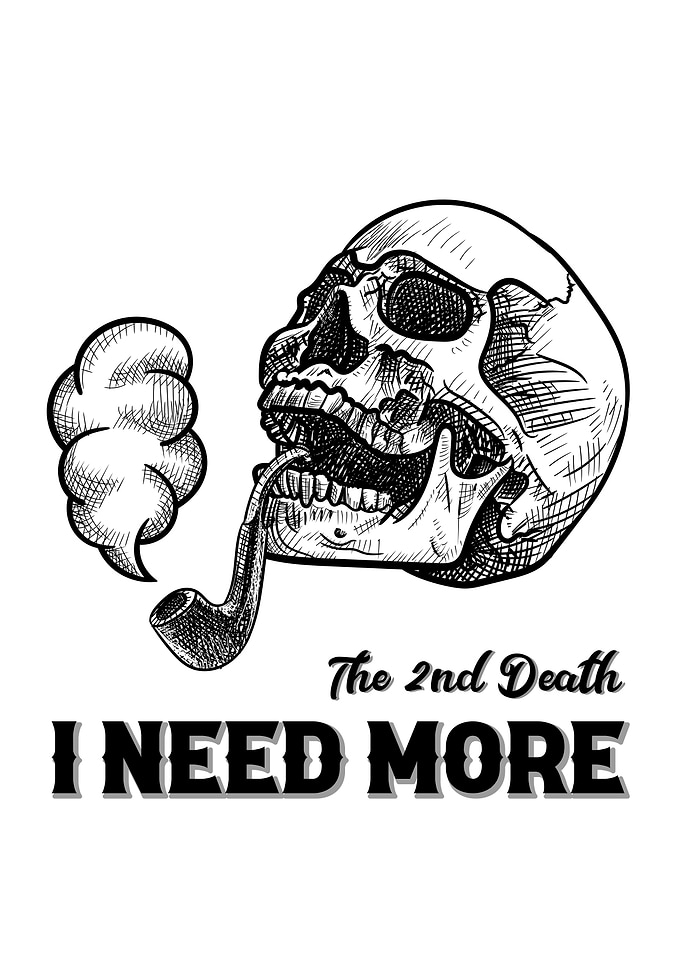 Skull smoking pipe