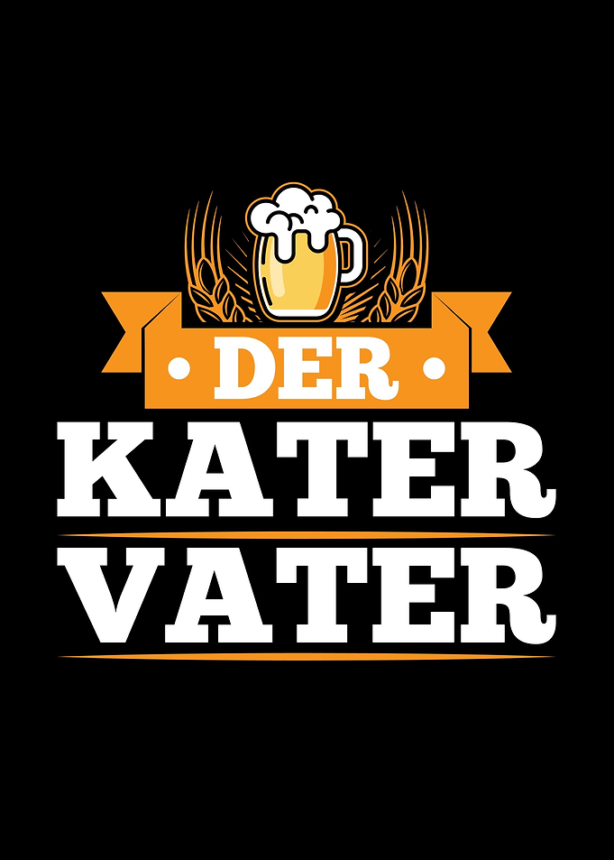 Kater Vater Bier Vatertag