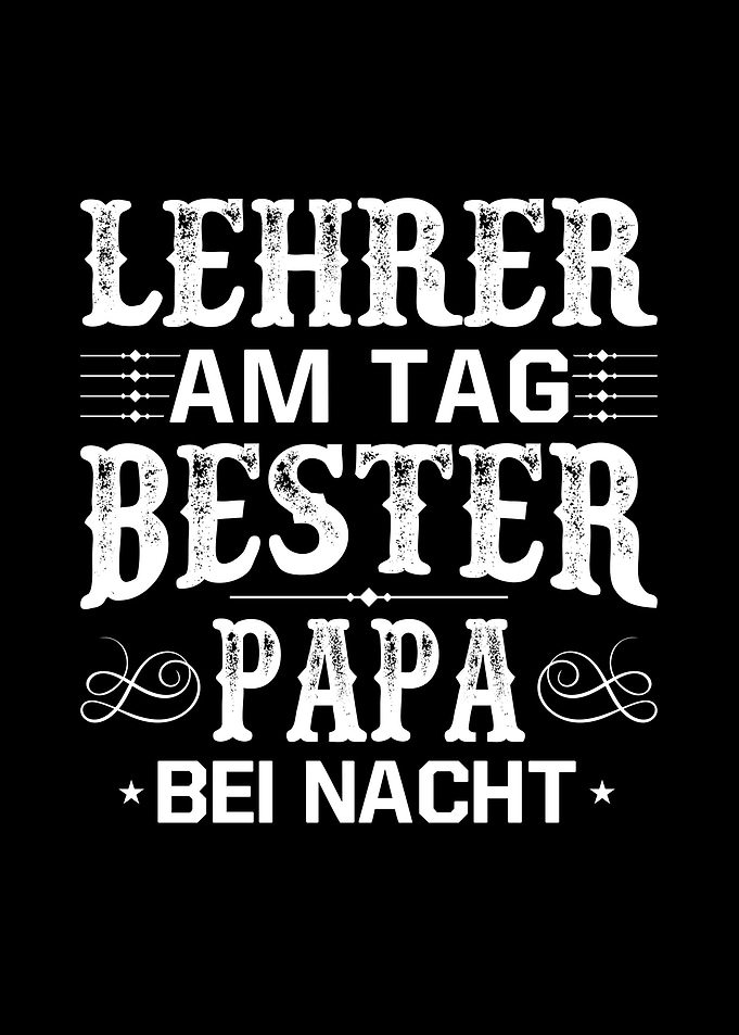 Lehrer Vatertag Geschenk