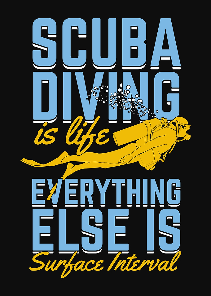 Scuba Diving Diver Design