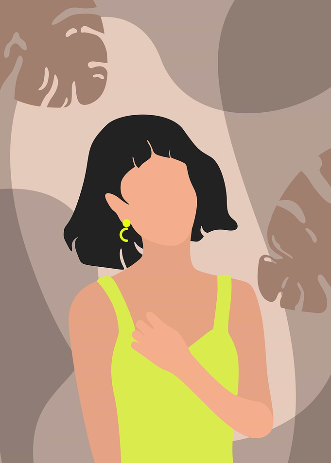 Minimalist Young Woman