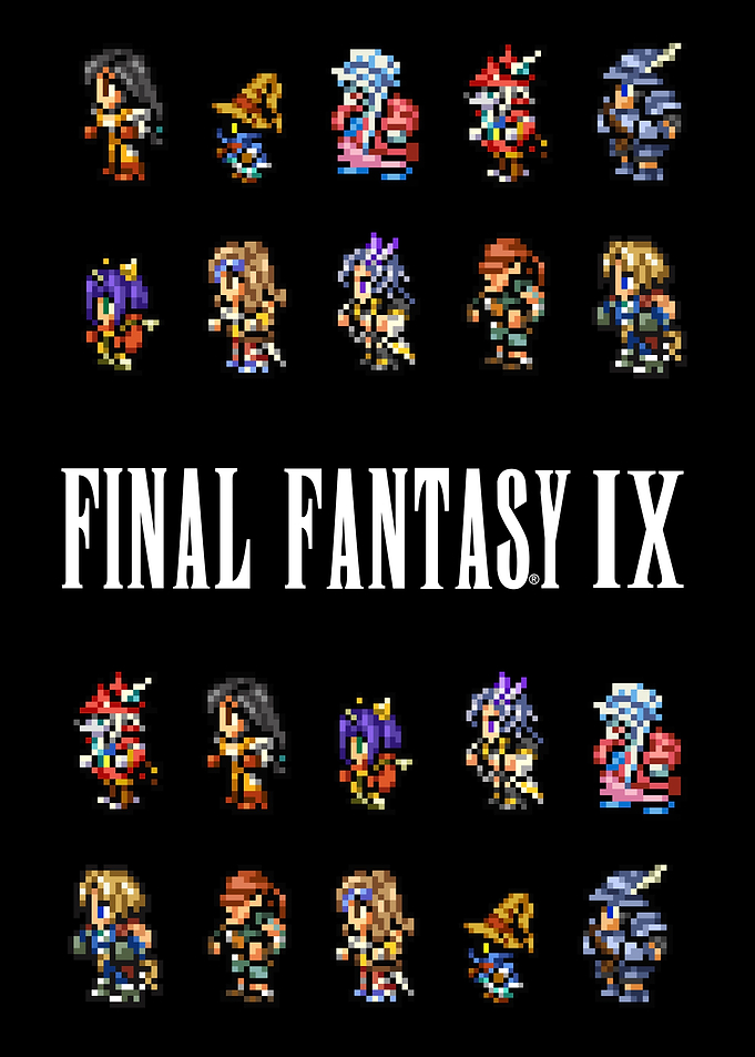 Final Fantasy IX Pixel Art