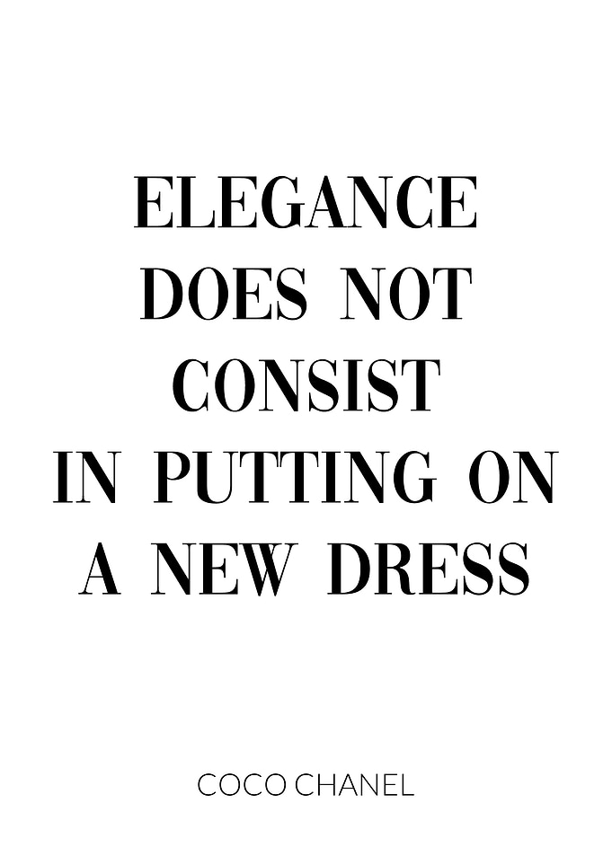 Coco Chanel Quote