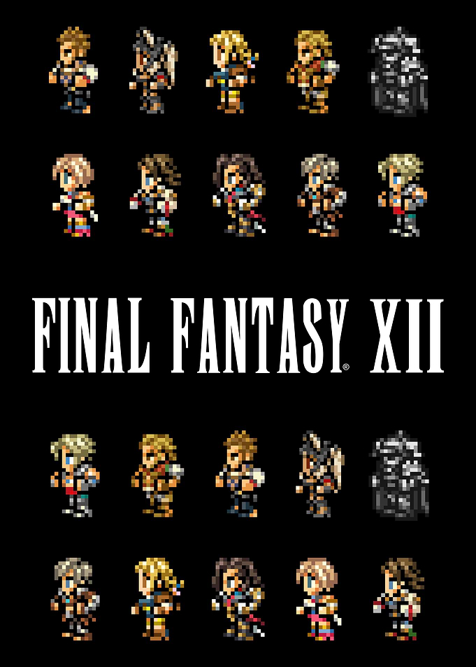Final Fantasy XII 12 Pixel