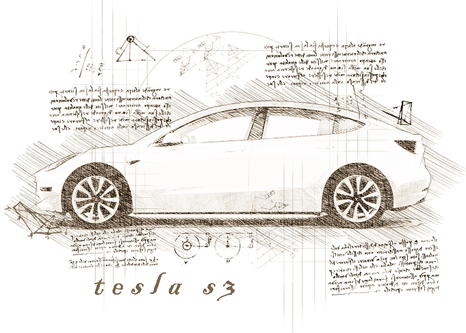 Tesla Model 3 Davinci