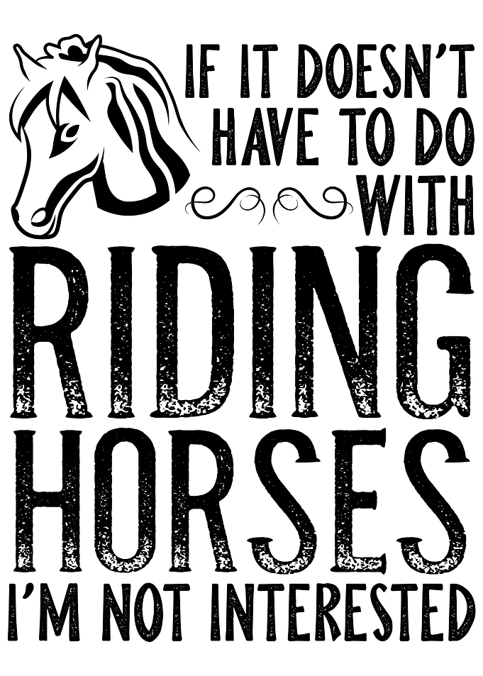 Horses riding gift
