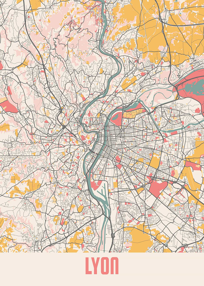 Lyon Chalk Map