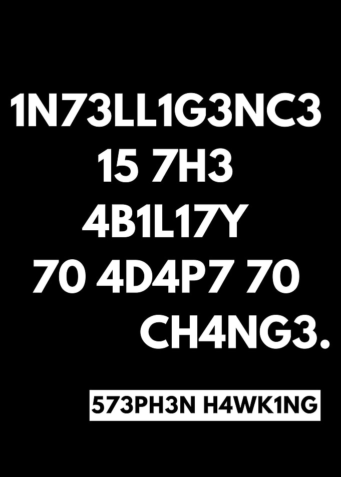 Adapt To Change