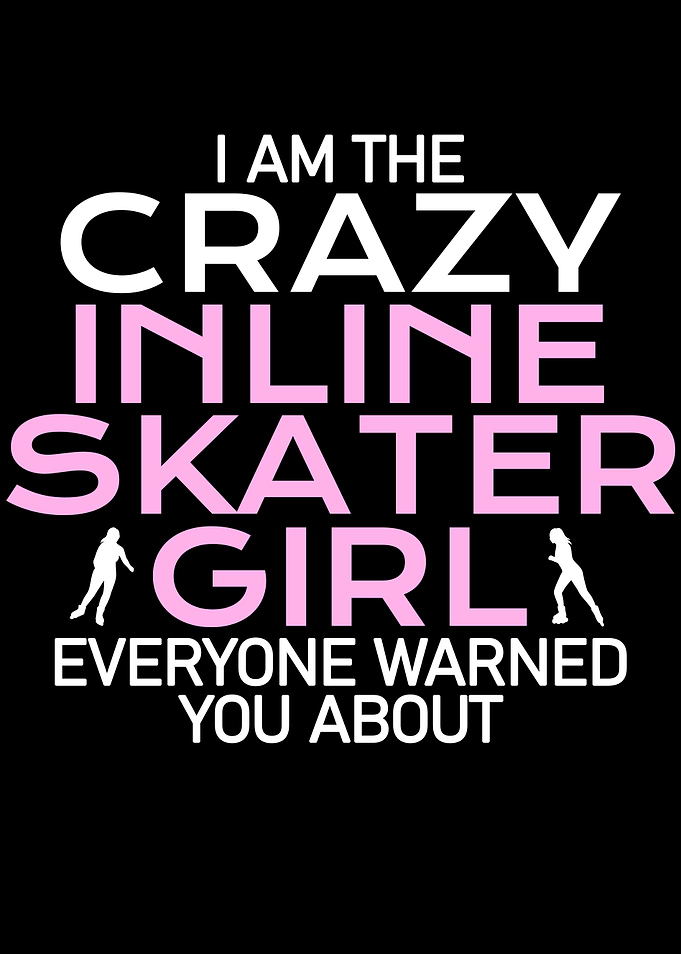 crazy inline skater girl