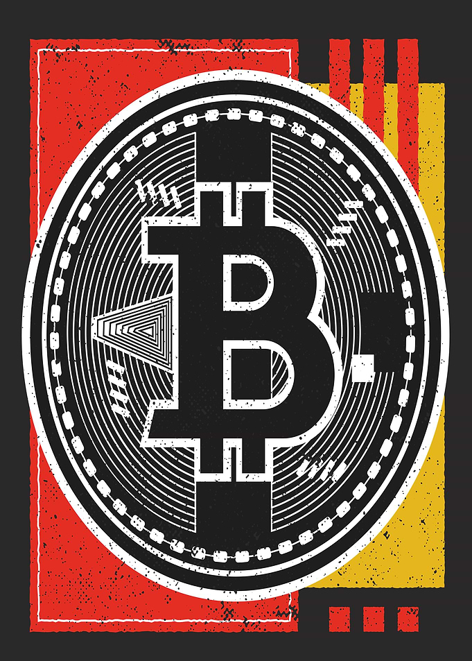 BITCOIN ABSTRACT DESIGN
