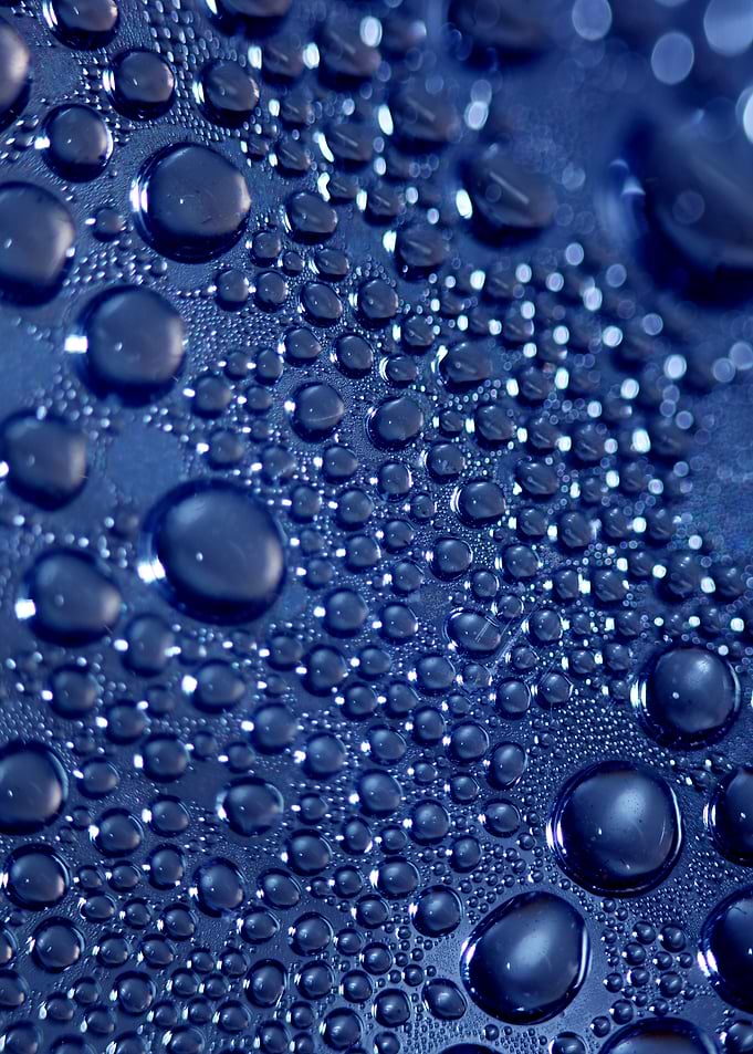 Water droplets background