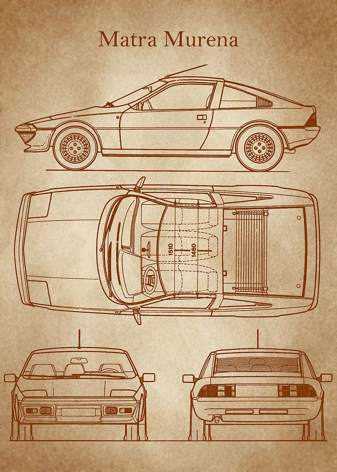 Matra Murena 1981 old