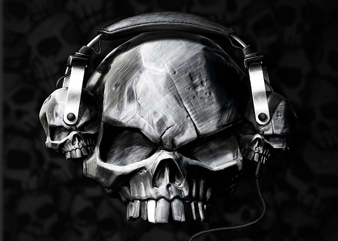 Skull Music Headphones