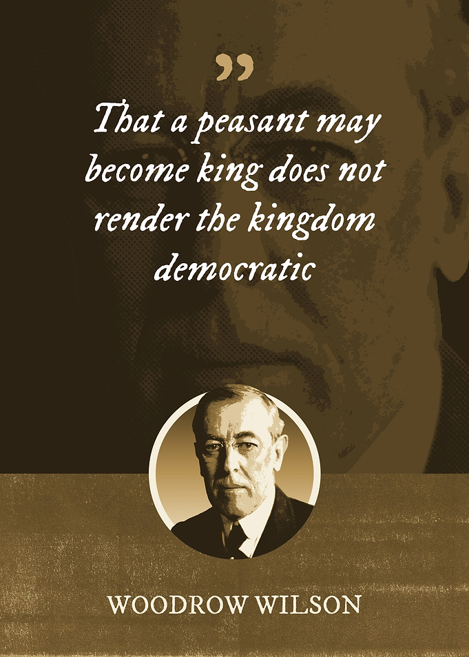 That a peasant may become