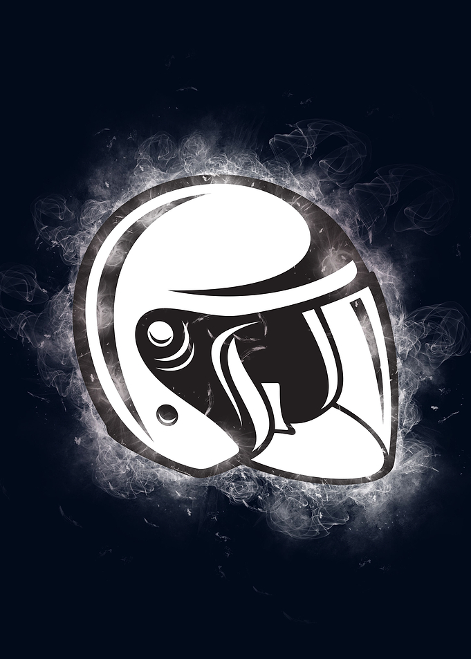 helm moto smoky
