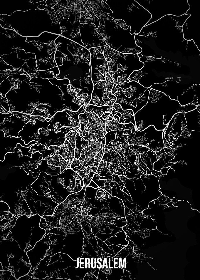 Jerusalem dark map