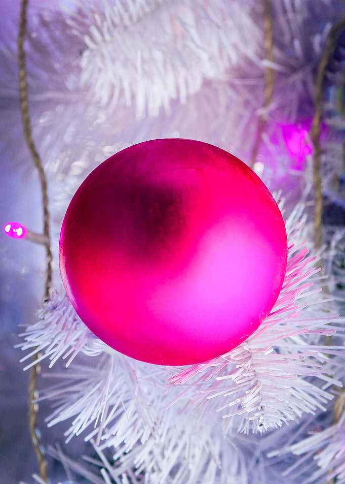 Violet Christmas Ball