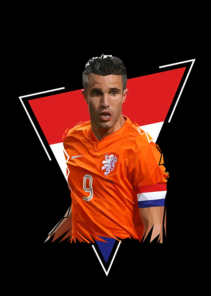 Van Persie Lowpoly