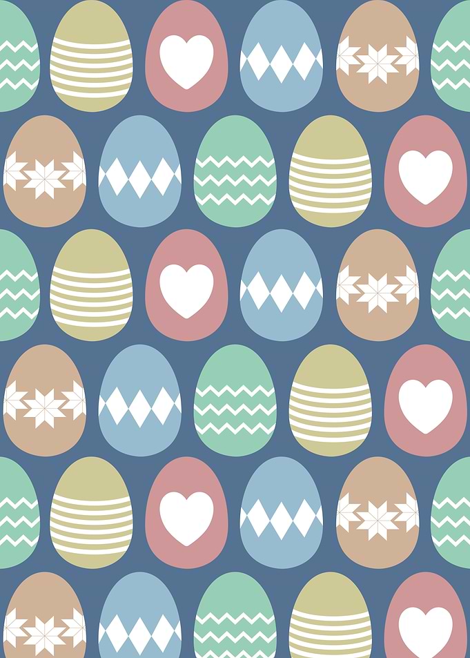 EASTER eggs pattern