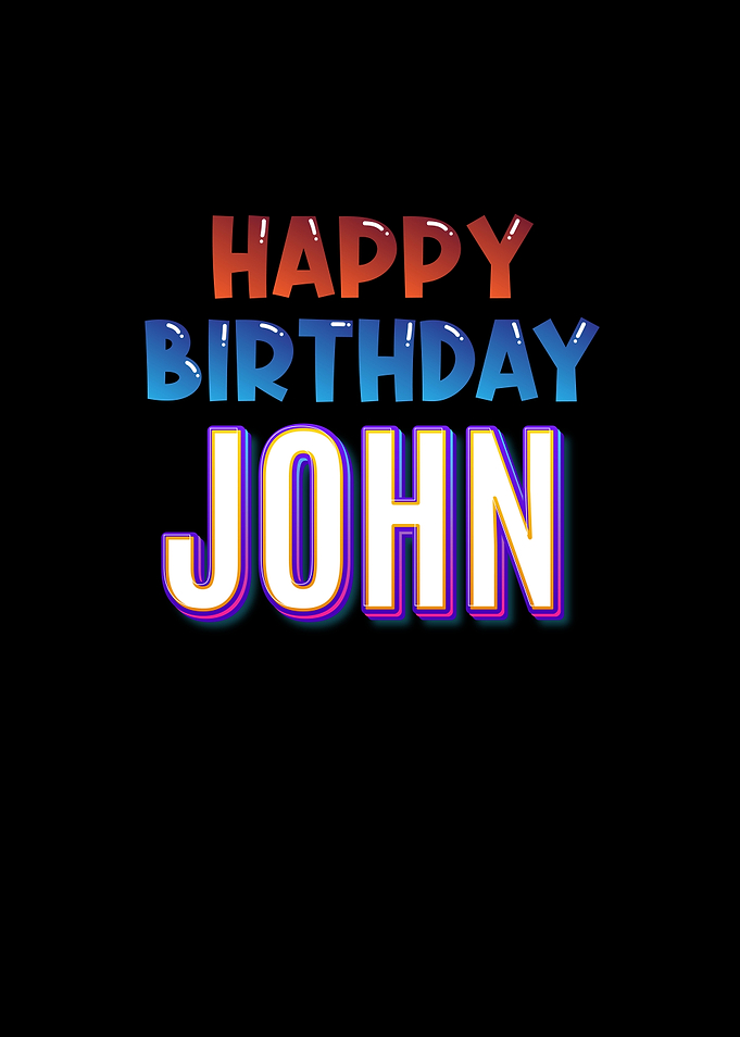 Happy Birthday John