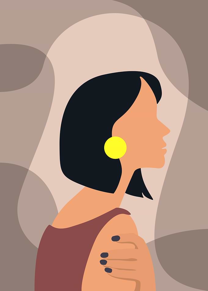 Minimalist Young Woman