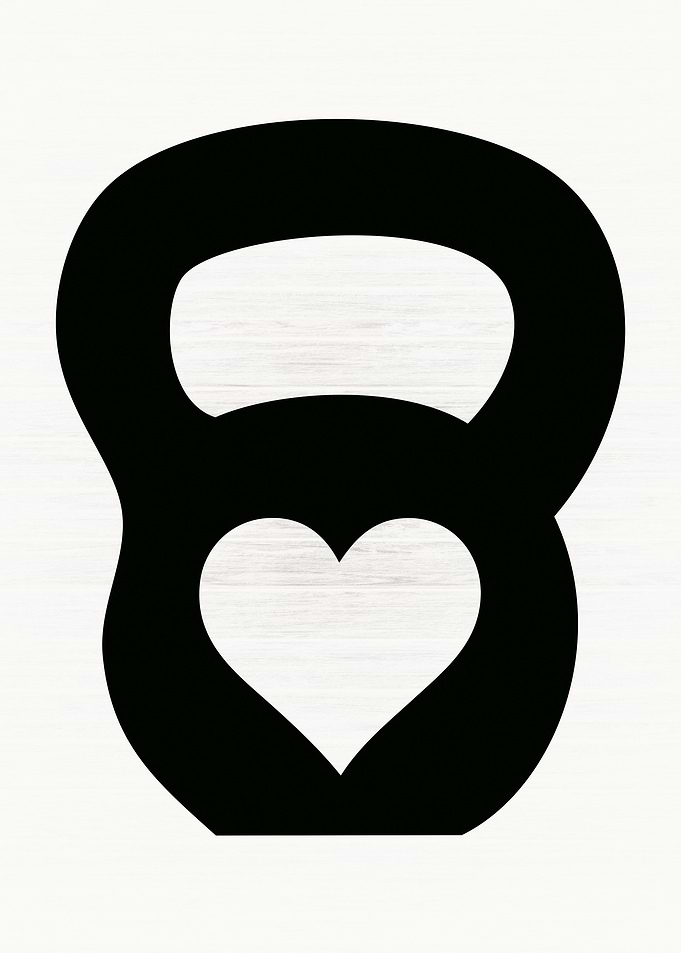 Kettlebell Heart Love