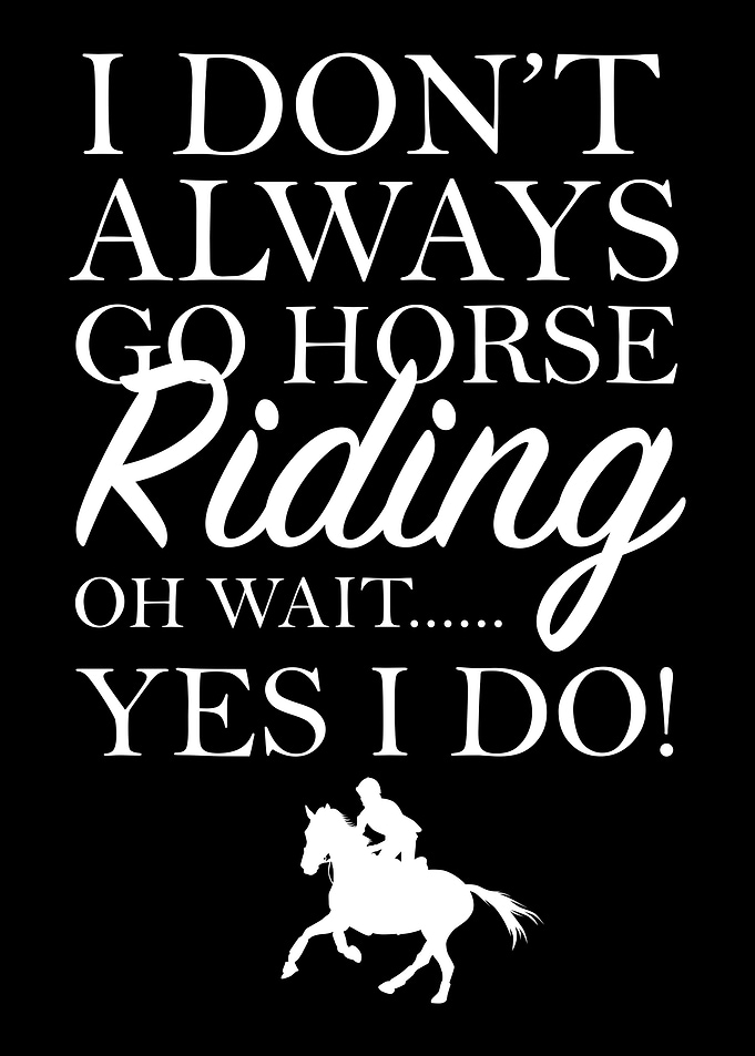 Horses riding gift