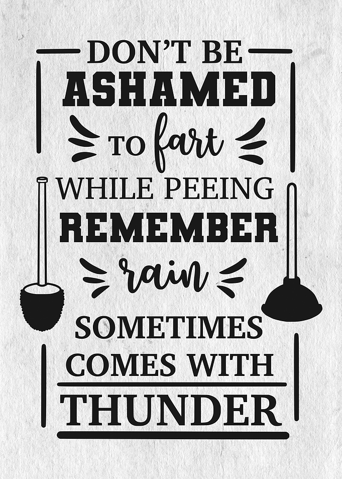 dont be ashamed