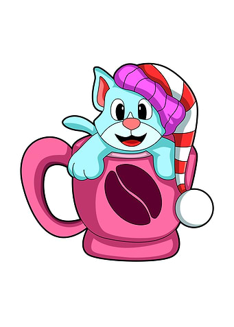 Cat Cup of Coffee