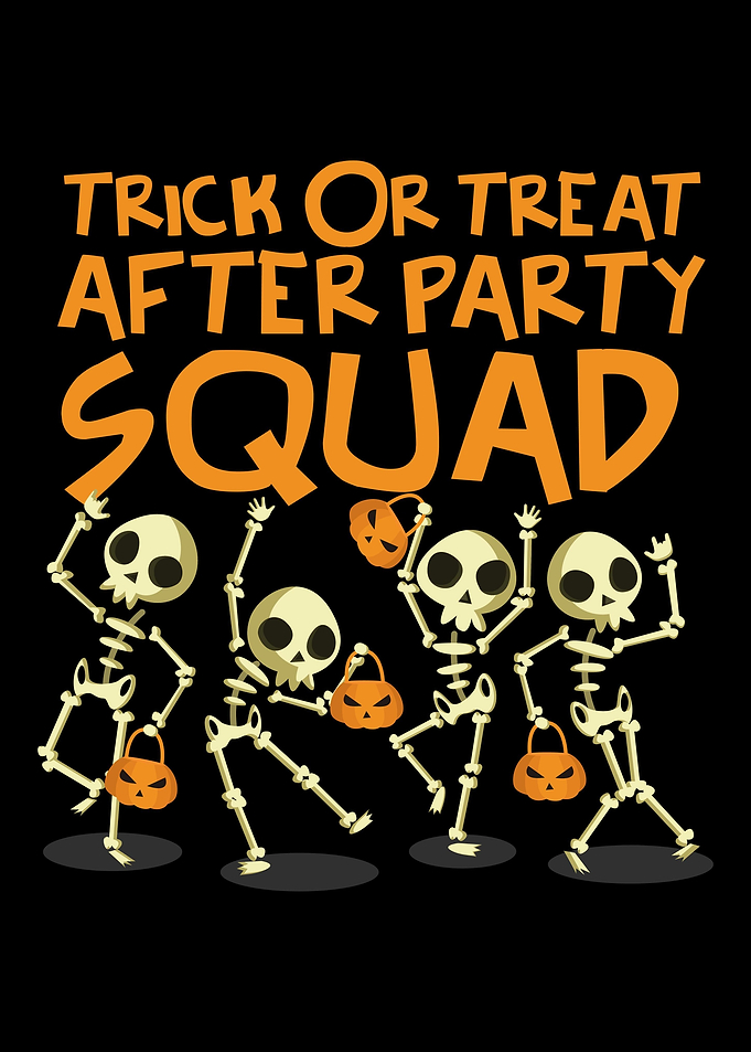 Skeleton Halloween Fan