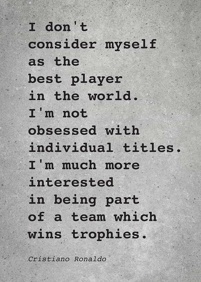 CR7 C Ronaldo Quote L019