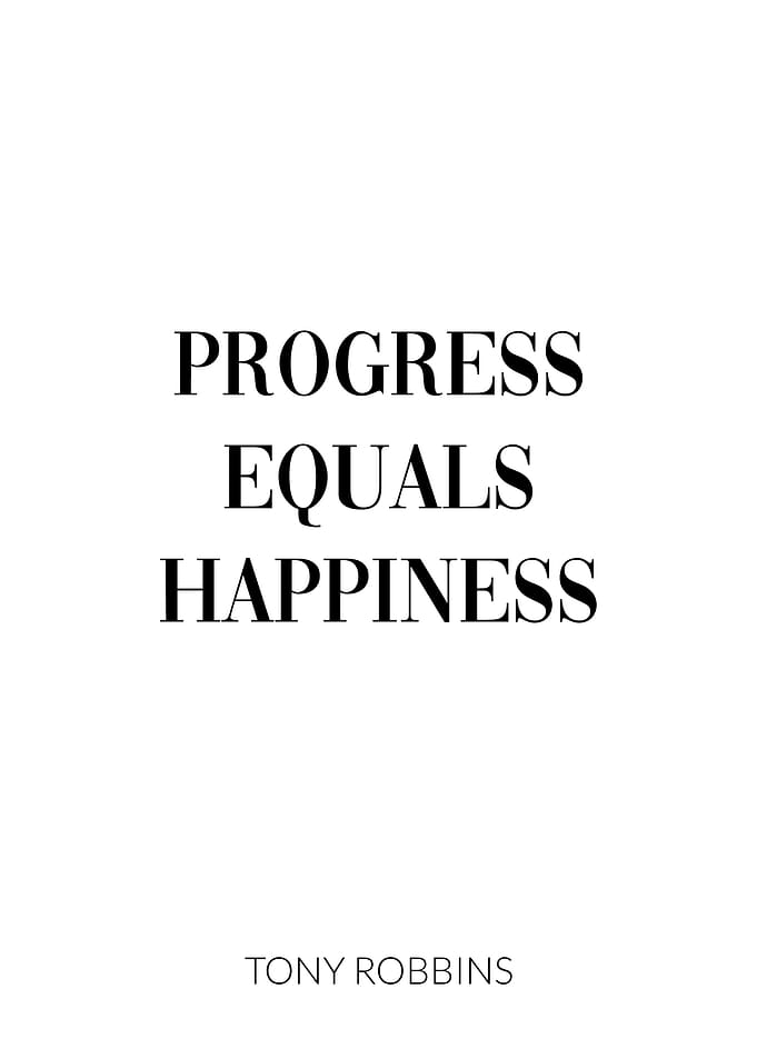 Tony Robbins Quote Happy