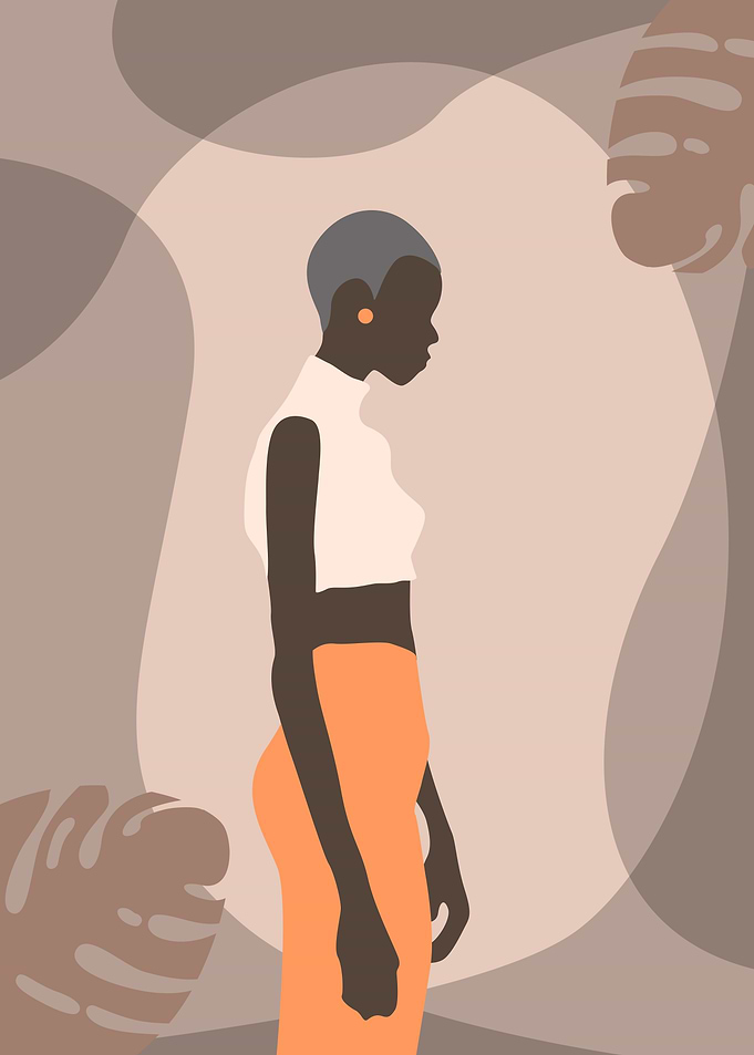 Minimalist Tomboy Woman