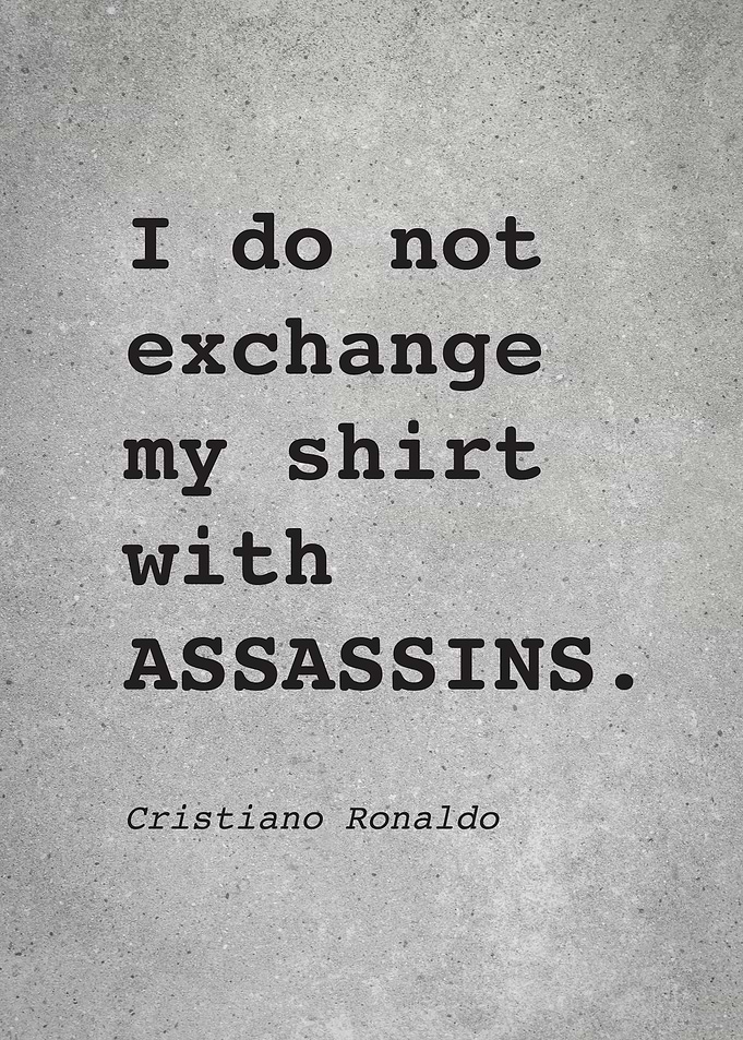 CR7 C Ronaldo Quote L018