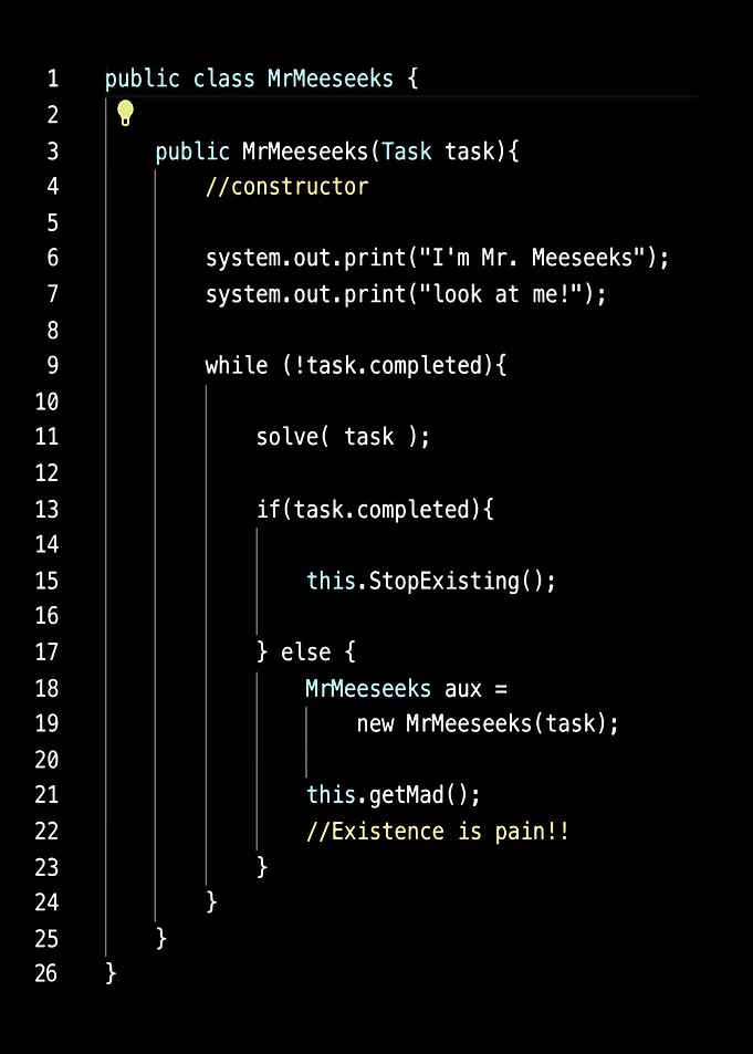 Mr MeeSeeks Algorithm