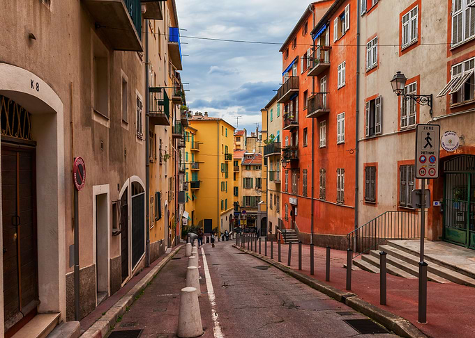 Old Town of Nice in France