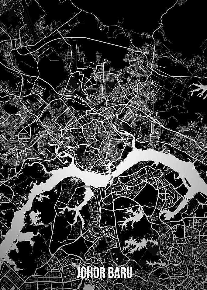 Johor Baru dark map