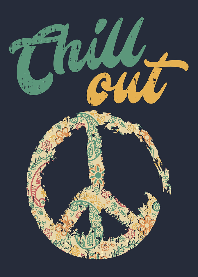 Chill Out Yoga Sign Design