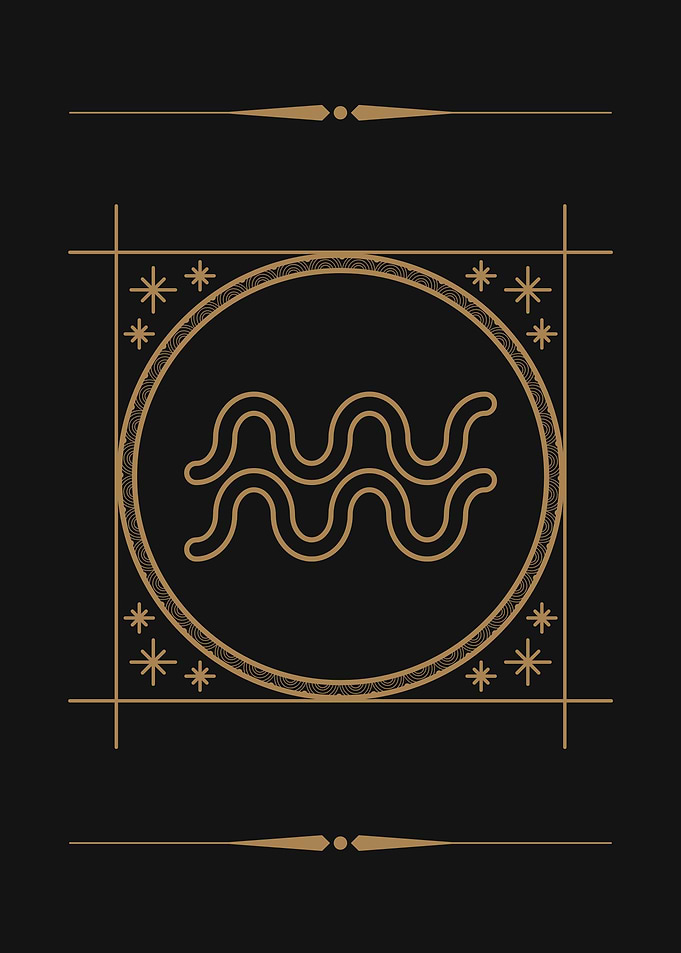 Zodiac Symbol AQUARIUS