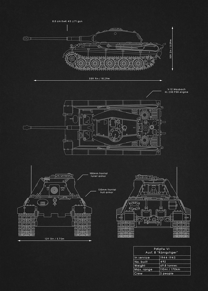 King Tiger Blueprint