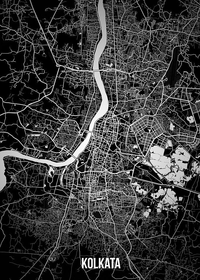 Kolkata dark map