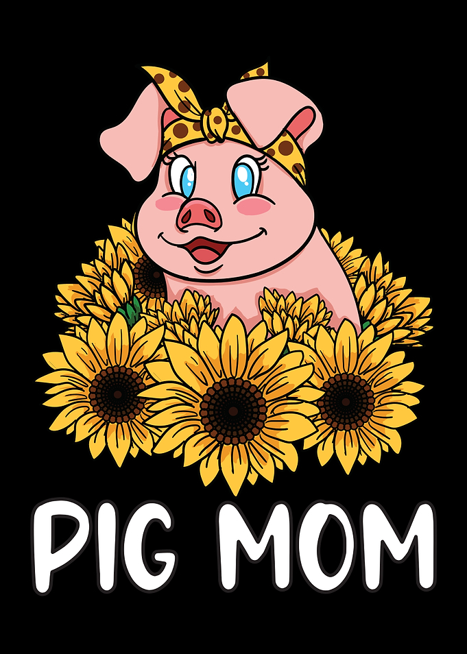 Pig Mom Cute Piggy
