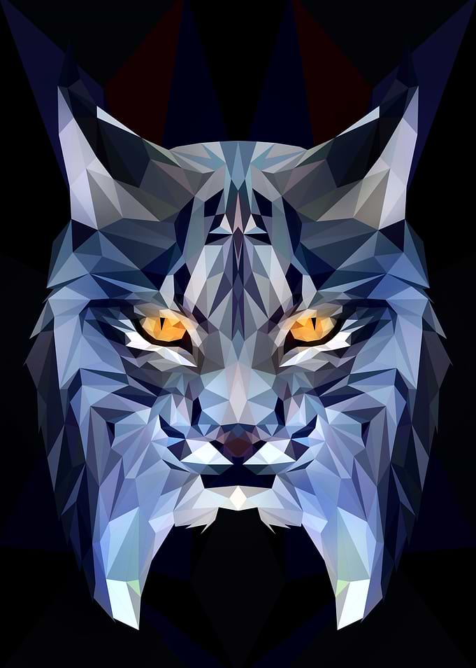lynx low poly