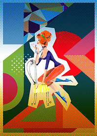 Retro girl 1