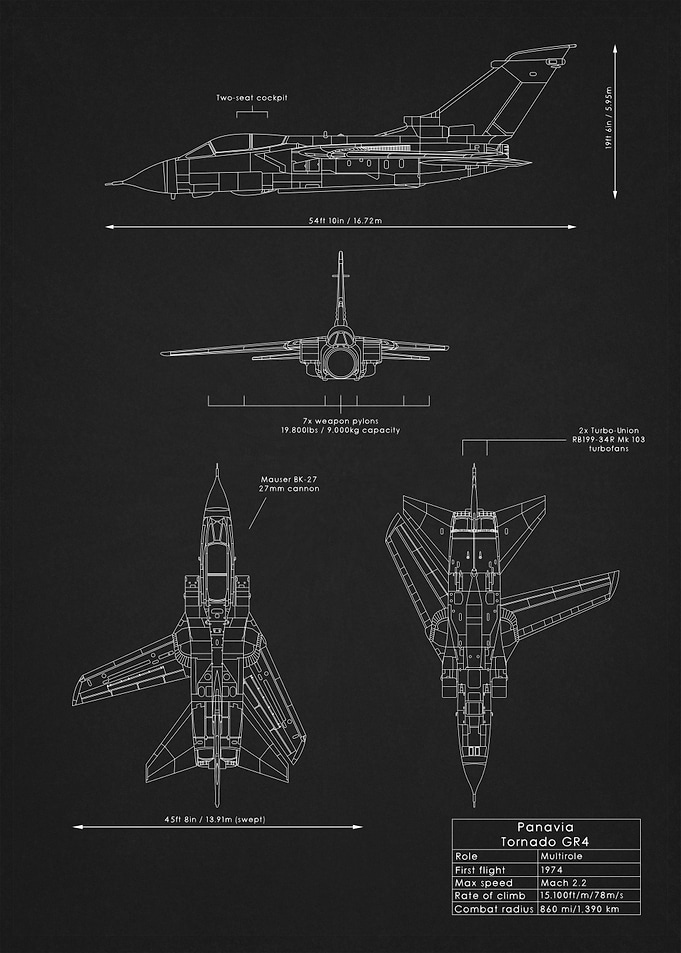 Panavia Tornado Blueprint